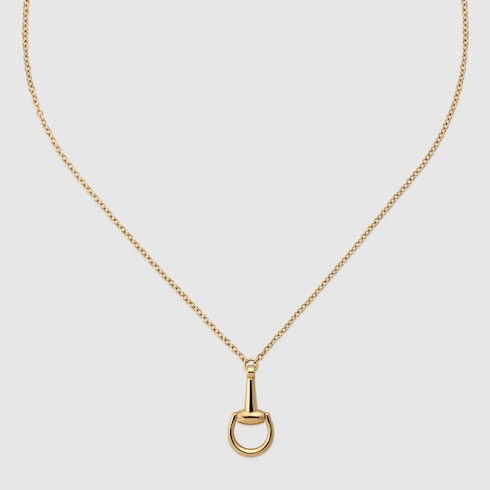 Gucci Horsebit 18K chain necklace