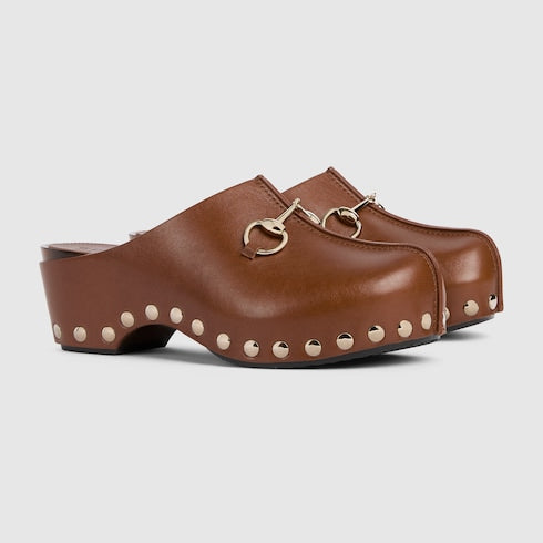 Women's platform clog with Horsebit