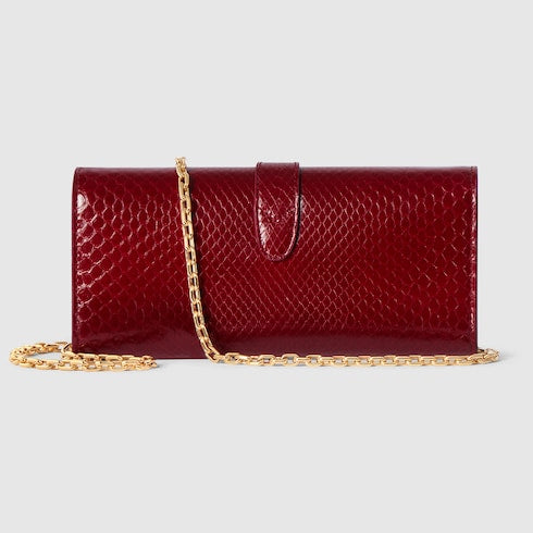 Gucci Jackie python wallet on chain