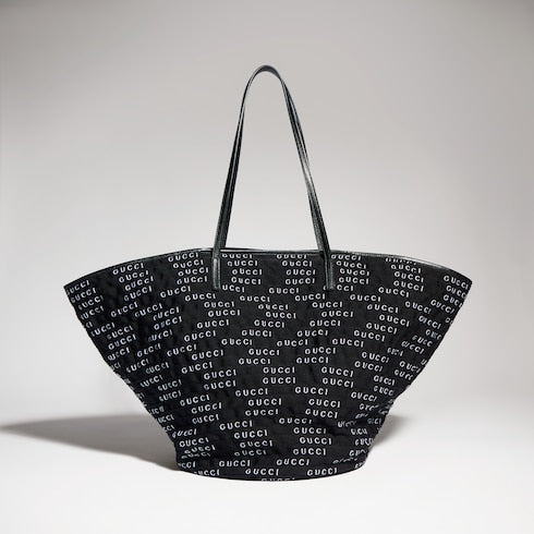 Maxi woven tote bag