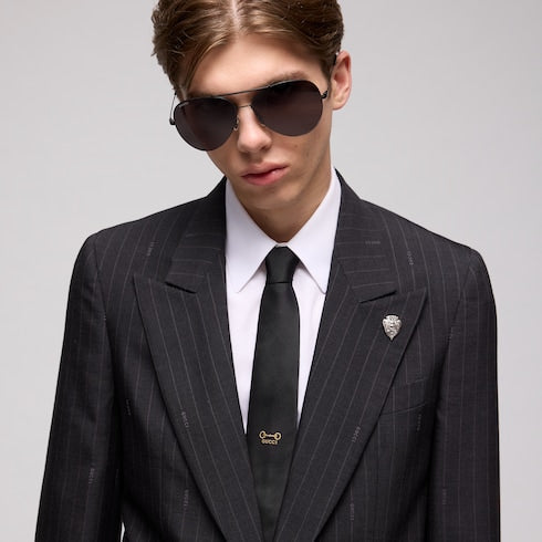 Silk jacquard tie