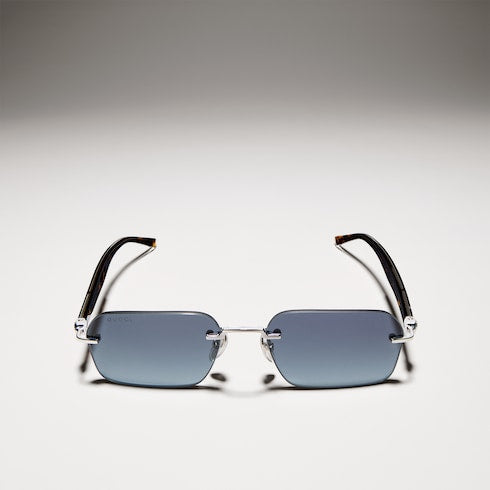 Rectangular-frame sunglasses