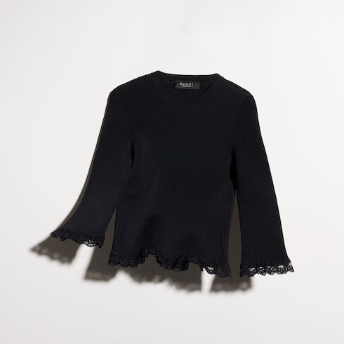 Fine matte viscose rib top
