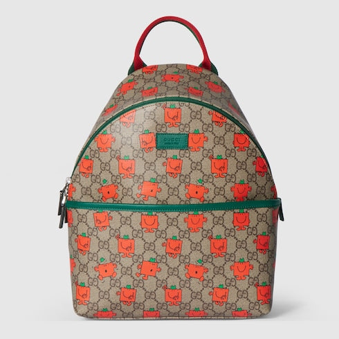 Children's printed GG backpack
