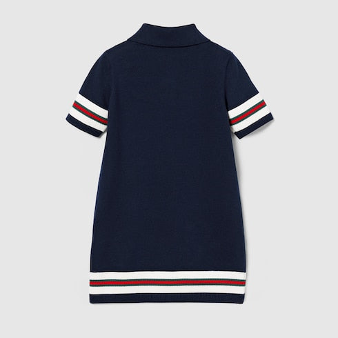 Children's cotton polo dress