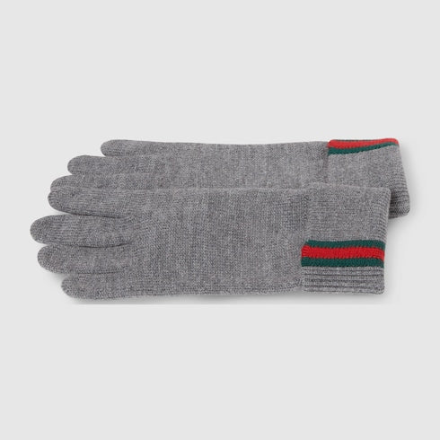 Wool gloves with Web