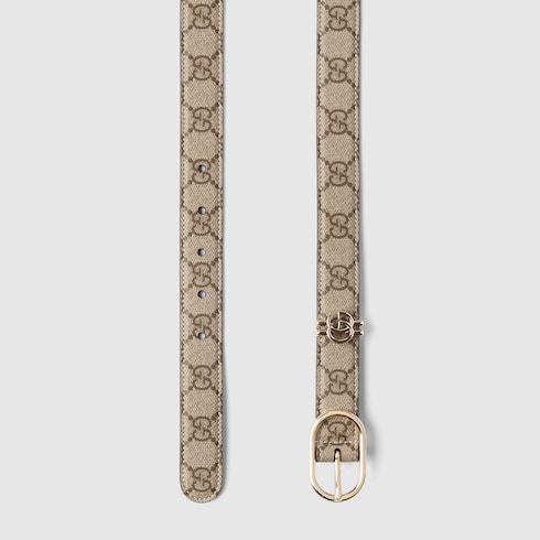 GG belt with oval buckle