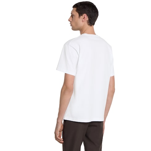 Cotton jersey T-shirt with embroidery