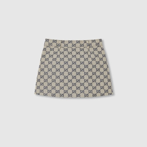 Children's GG canvas skirt