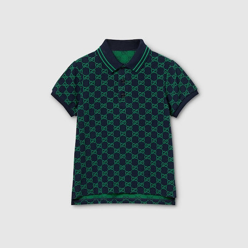 Children's GG cotton polo shirt