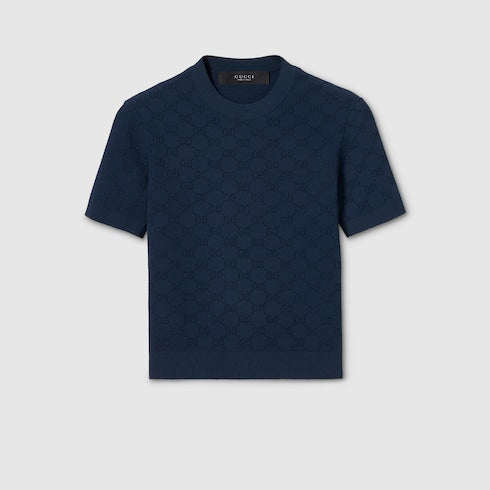 GG fine fabric jacquard top