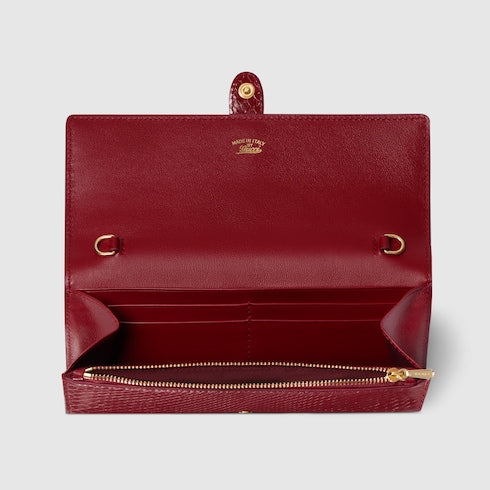 Gucci Jackie python wallet on chain