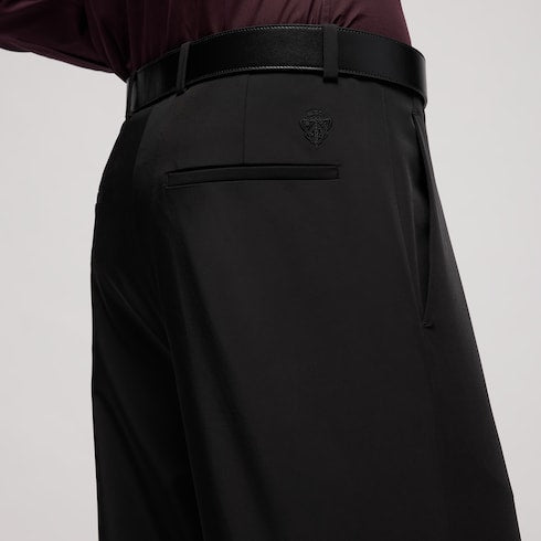 Stretch technical polyester pants