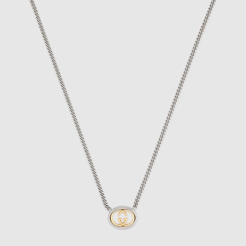 Gucci Interlocking pendant chain necklace