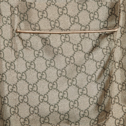 GG supreme print silk pant