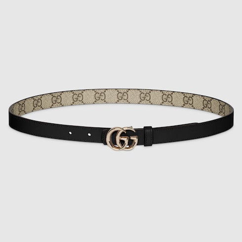 Reversible GG Marmont thin belt