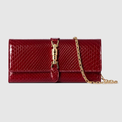 Gucci Jackie python wallet on chain