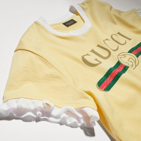 Cotton jersey T-shirt with print