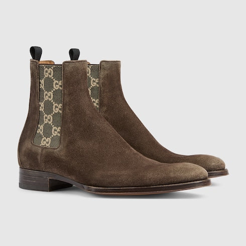 Men's worn-out effect ankle boot