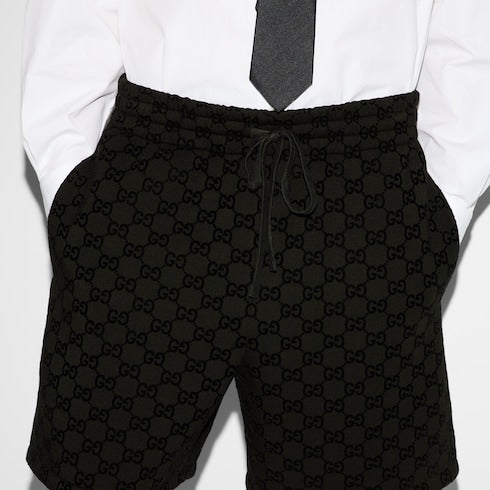 Printed jersey basketball shorts