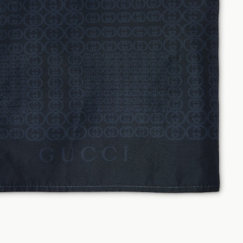 Printed technical poplin swim shorts