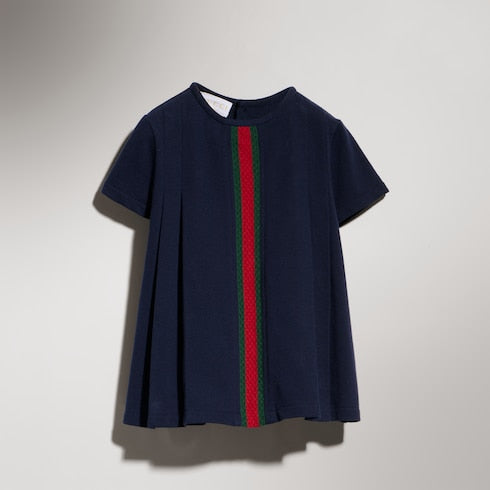 Baby cotton dress with Web