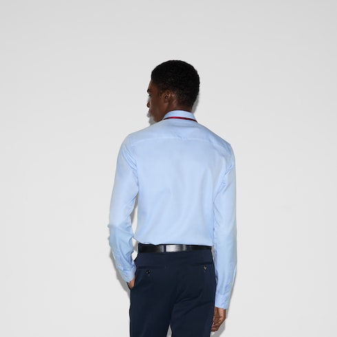 Oxford cotton shirt with Web
