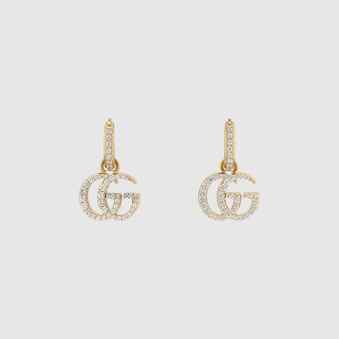 GG Marmont crystal earrings