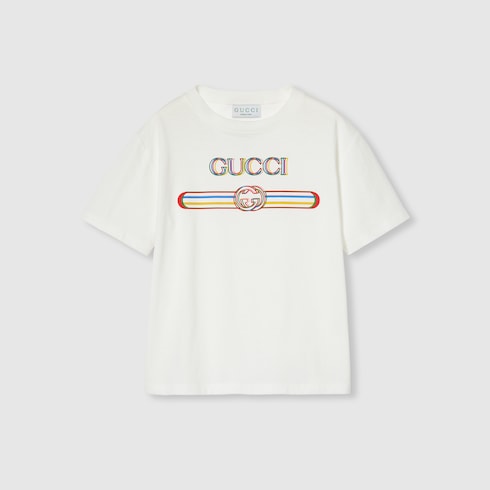Children's printed cotton T-shirt
