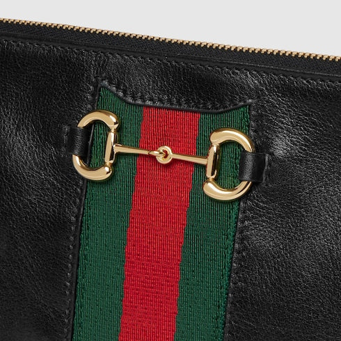 Gucci Horsebit Web small shoulder bag