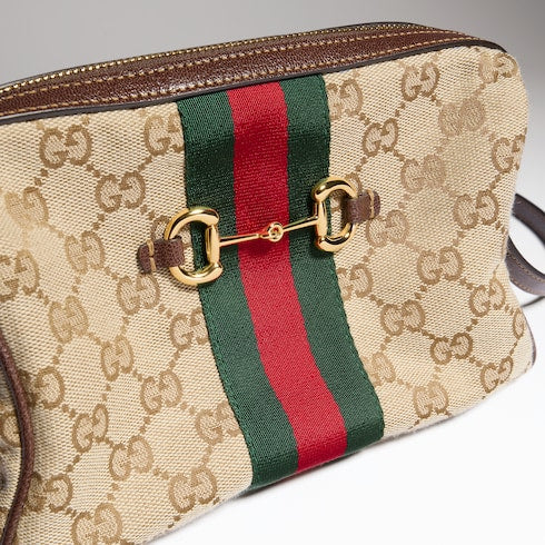 Gucci Horsebit Web small camera bag