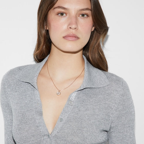 Gucci Interlocking diamond 18k necklace