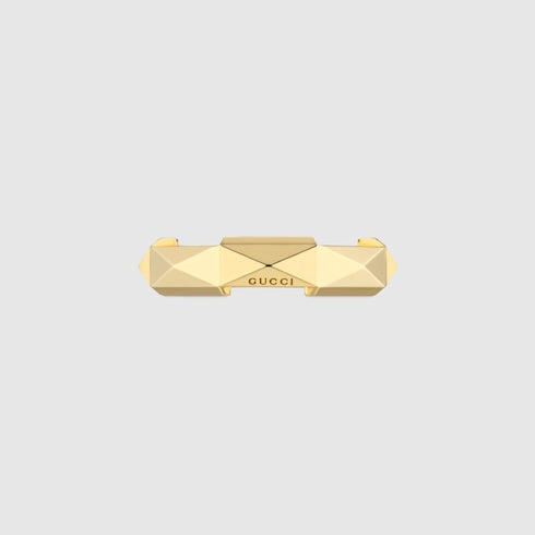 Gucci Link to Love 18k studded ring