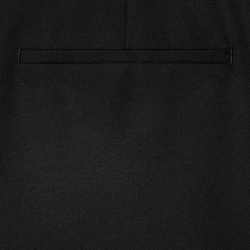 Wool silk twill pants