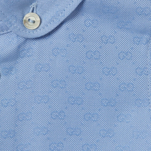 Baby Oxford cotton GG shirt