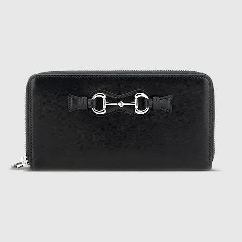 Zip around wallet with Horsebit