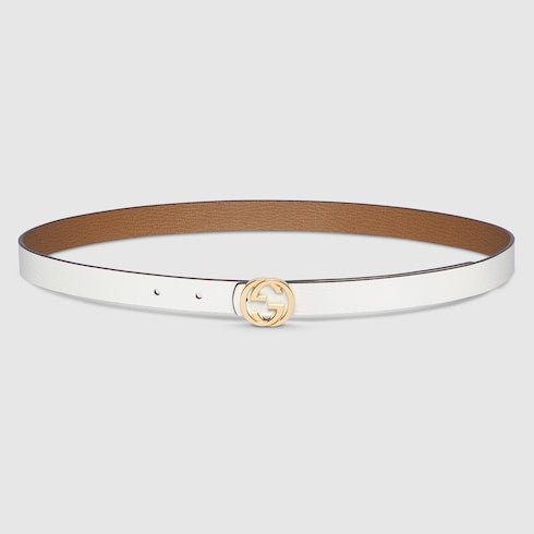 Reversible thin belt