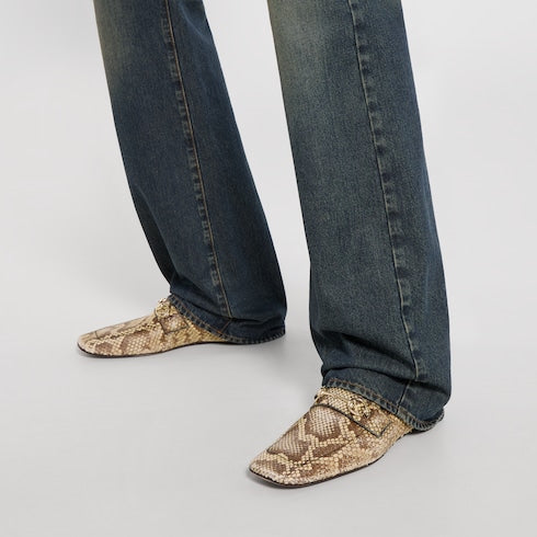 Men's Ragazzo python loafer