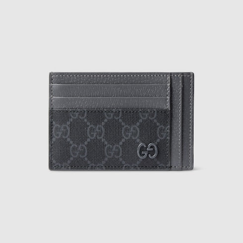 Grey trim GG card case
