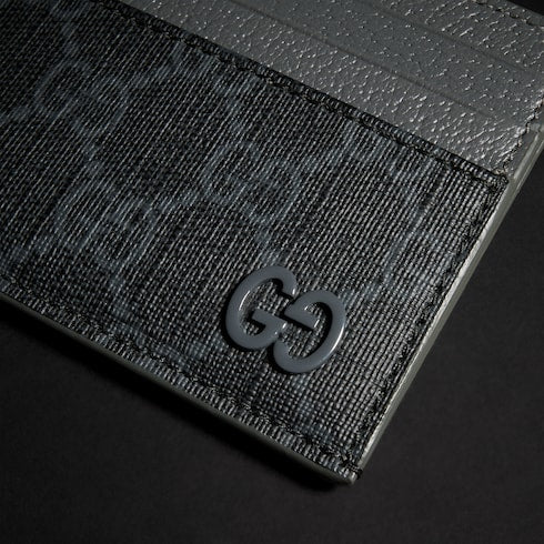 Grey trim GG card case
