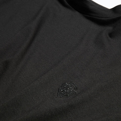 Cotton silk T-shirt with embroidery