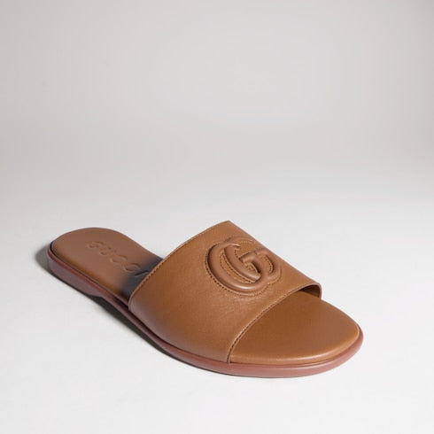 Women's slide sandal with Double G