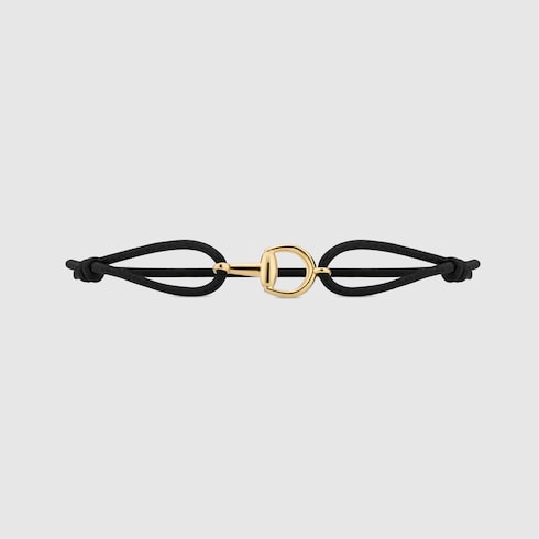 Gucci Horsebit 18k charm bracelet