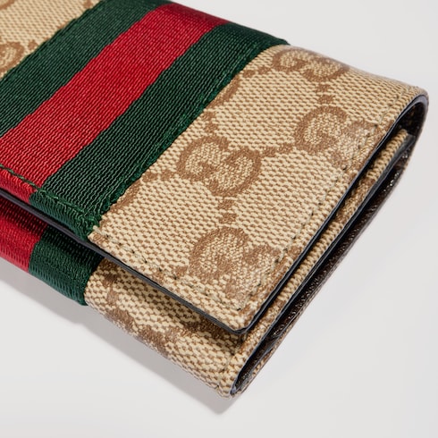 Bi-fold card case with Web