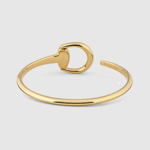 Gucci Horsebit 18k bangle bracelet