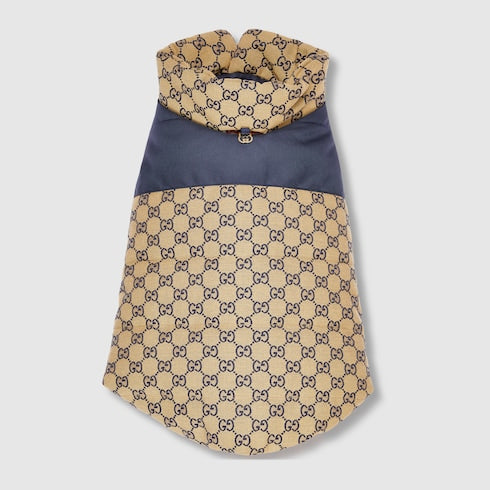 Reversible GG pet coat