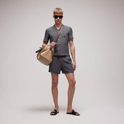 GG silk jacquard shorts