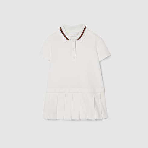Baby mini polo dress with Web