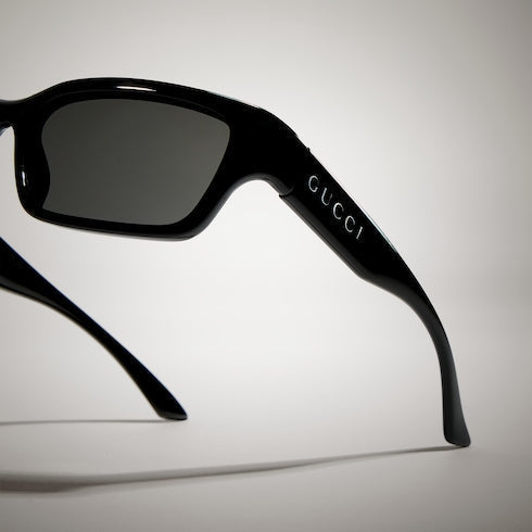Rectangular-frame sunglasses
