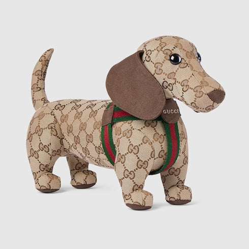 GG stuffed dog